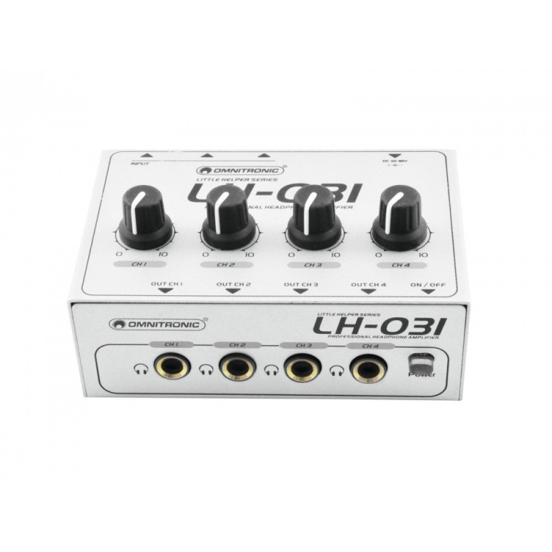 OMNITRONIC LH-031 - Wzmacniacz Słuchawkowy