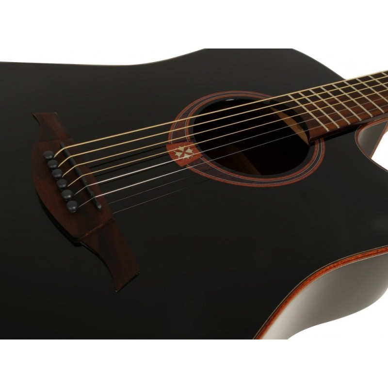 Lag T118DCE-BLK - gitara elektro-akustyczna Tramontane