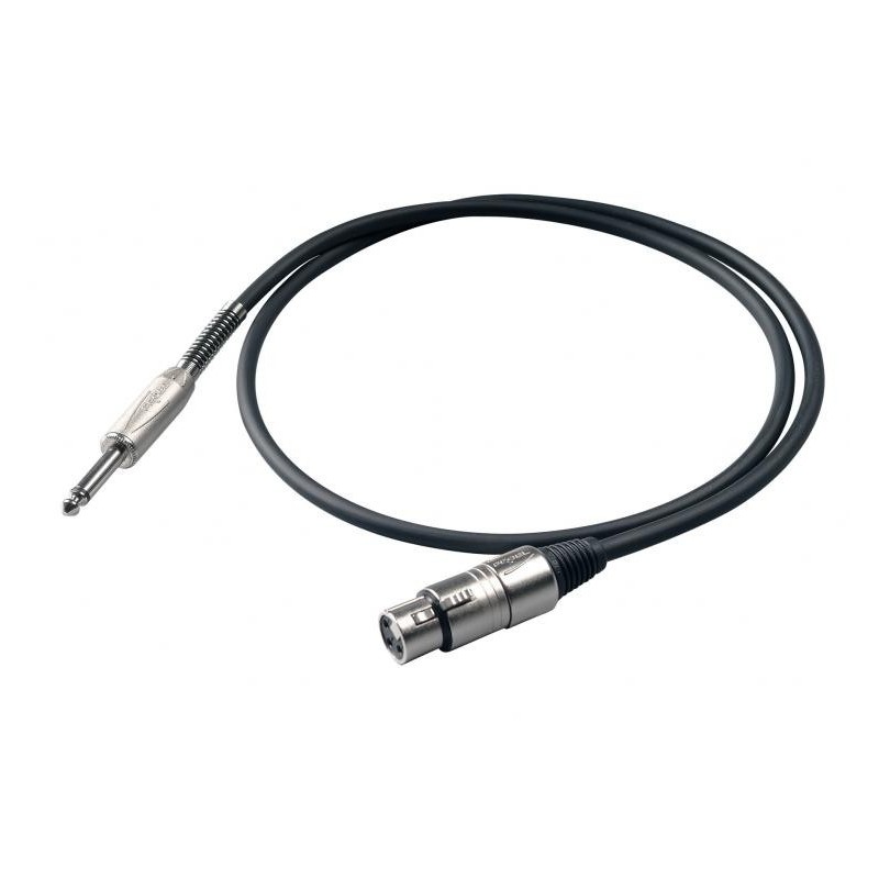 Proel BULK200LU5 - Kabel Jack - XLR F 5m
