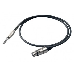 PROEL BULK200LU6 -  Kabel Jack - XLR F 6m