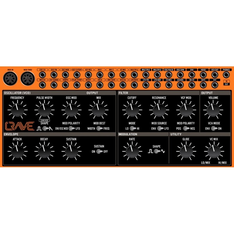 Behringer CRAVE - Syntezator analogowy