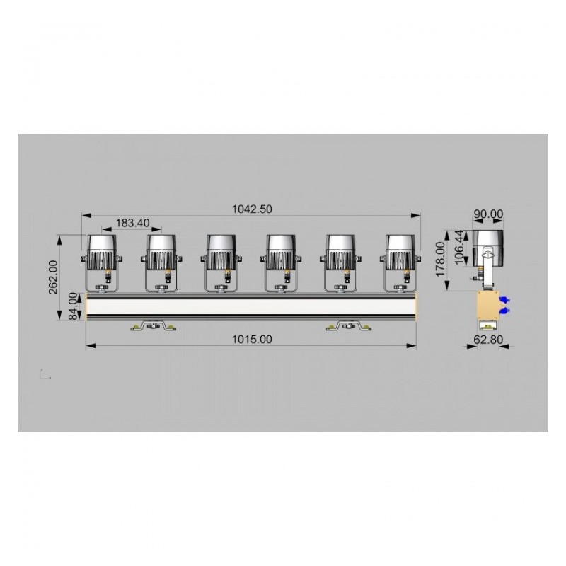 American Dj Saber Bar 6 - zestaw oświetleniowy