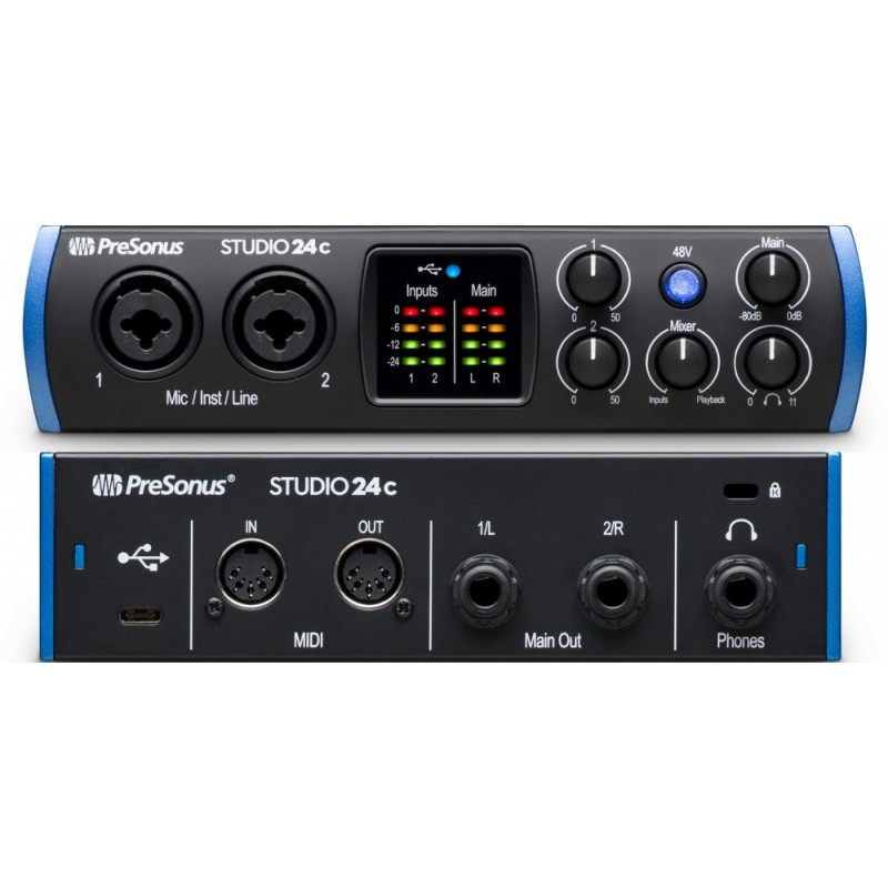 PreSonus Studio 24c - Interfejs Audio USB-C