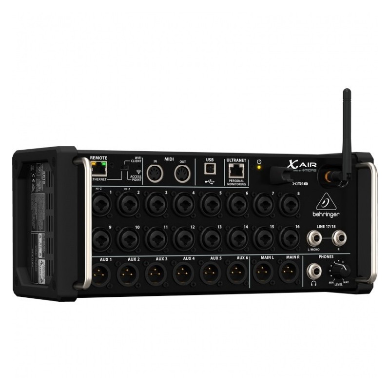 BEHRINGER X AIR XR18  18-kanałowy mikser cyfrowy z WiFi