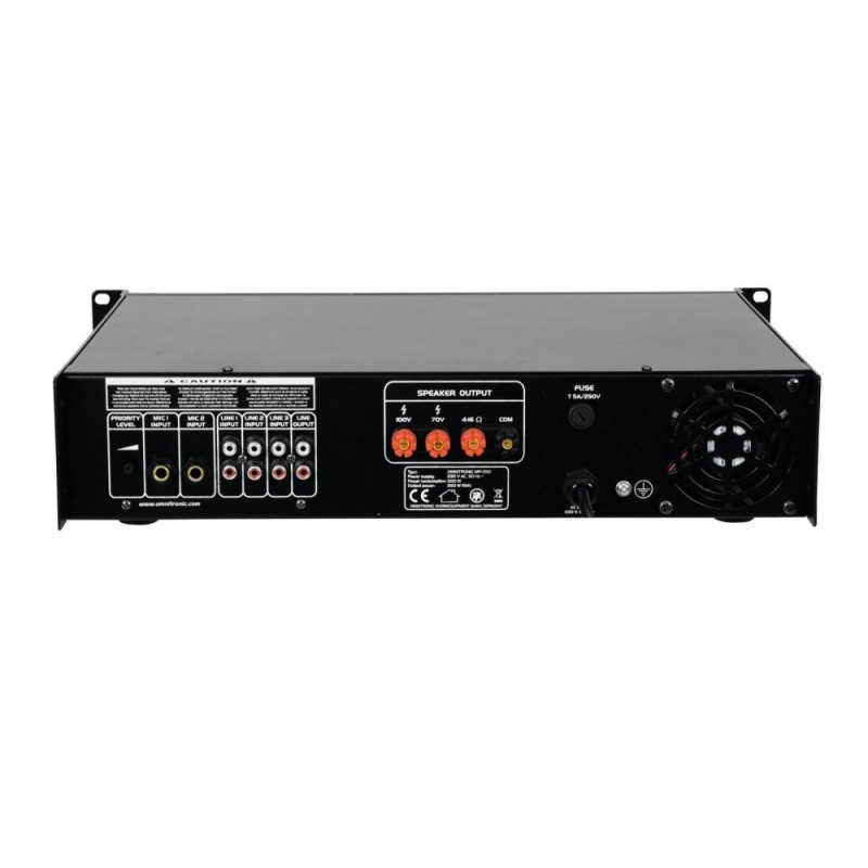 OMNITRONIC MP-250 PA Mixing Amplifier - Wzmacniacz