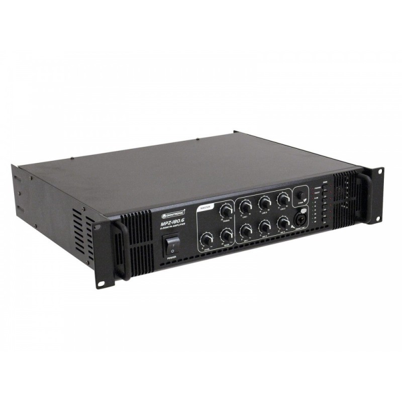 OMNITRONIC MPZ-180.6 PA Mixing Amplifier - Wzmacniacz
