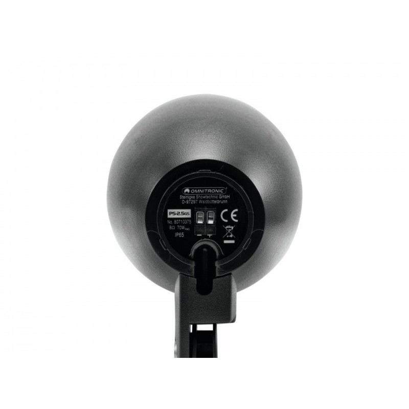 OMNITRONIC PS-2.5GS, black, 2x - Głośniki Projekcyjne