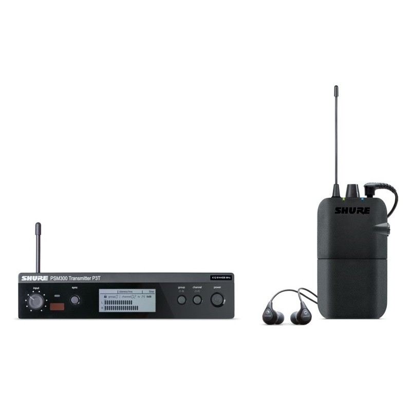 Shure PSM 300 P3TR112GR - zestaw bezprzewodowy