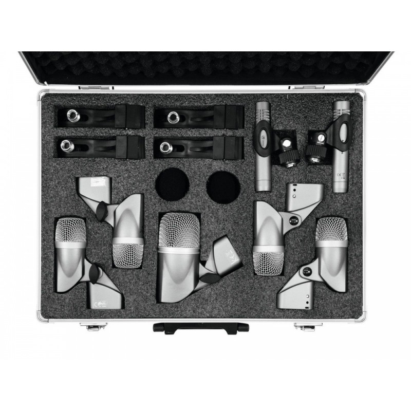 Omnitronic MIC 77-7LMH - Zestaw Mikrofonów Perkusyjnych