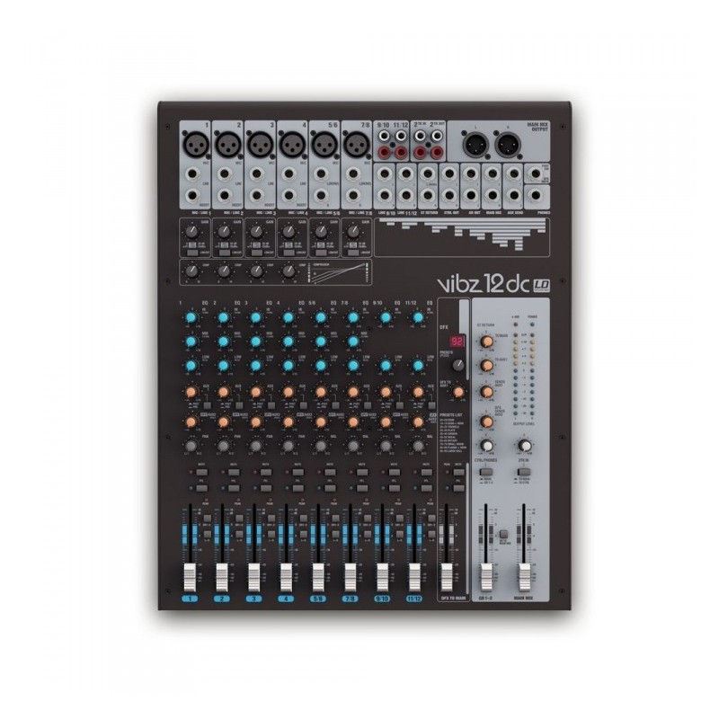 LD Systems VIBZ 12 DC - mikser analogowy