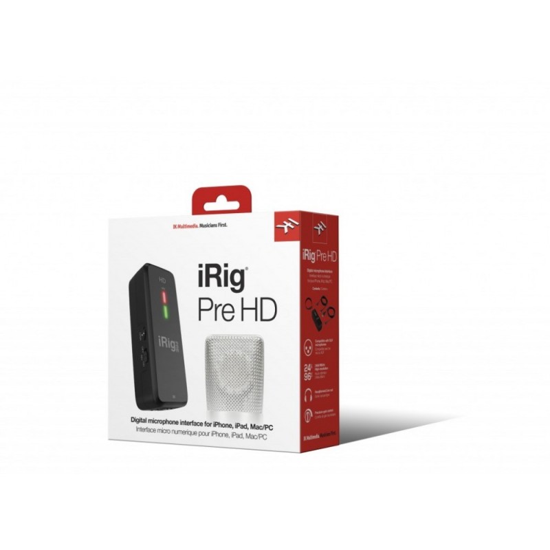 IK Multimedia iRig Pre HD - interfejs audio USB