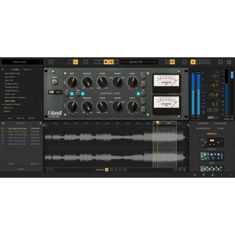 IK Multimedia T-RackS 5 MAX - wtyczki VST do miksu