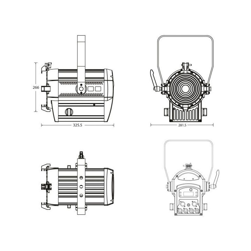 Showtec PERFORMER 1000 LED MKII - Reflektor Led