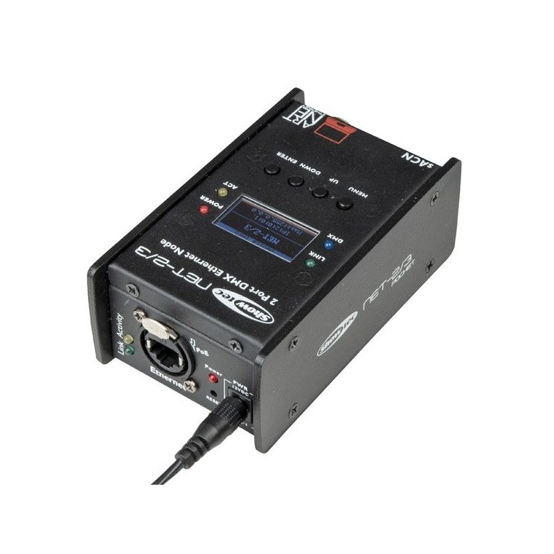 Showtec NET-2sls3 POCKET - Węzeł sieciowy
