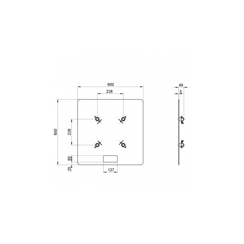 Alustage PDS 54 - Podstawa Moving head tower