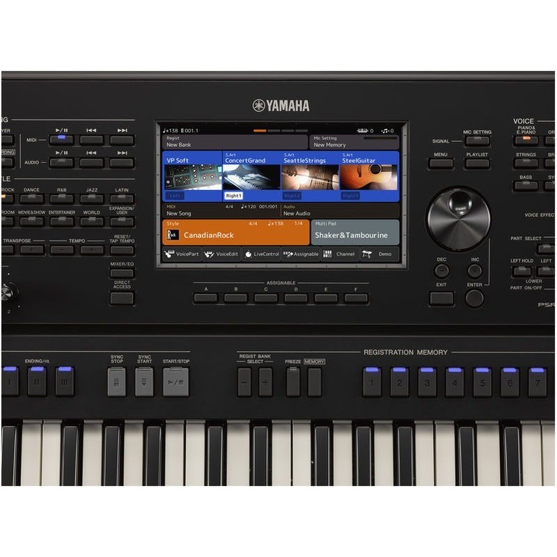 Yamaha PSR-SX700 screen