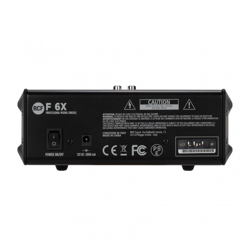 RCF F6X - back