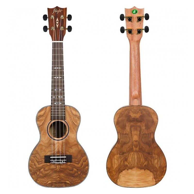 FLIGHT DUC410 QAslsQA - ukulele koncertowe z pokrowcem