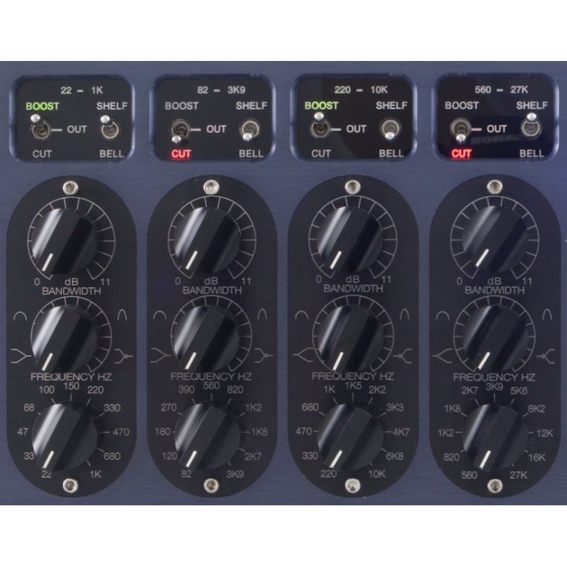 Manley Massive Passive Stereo EQ knoobs