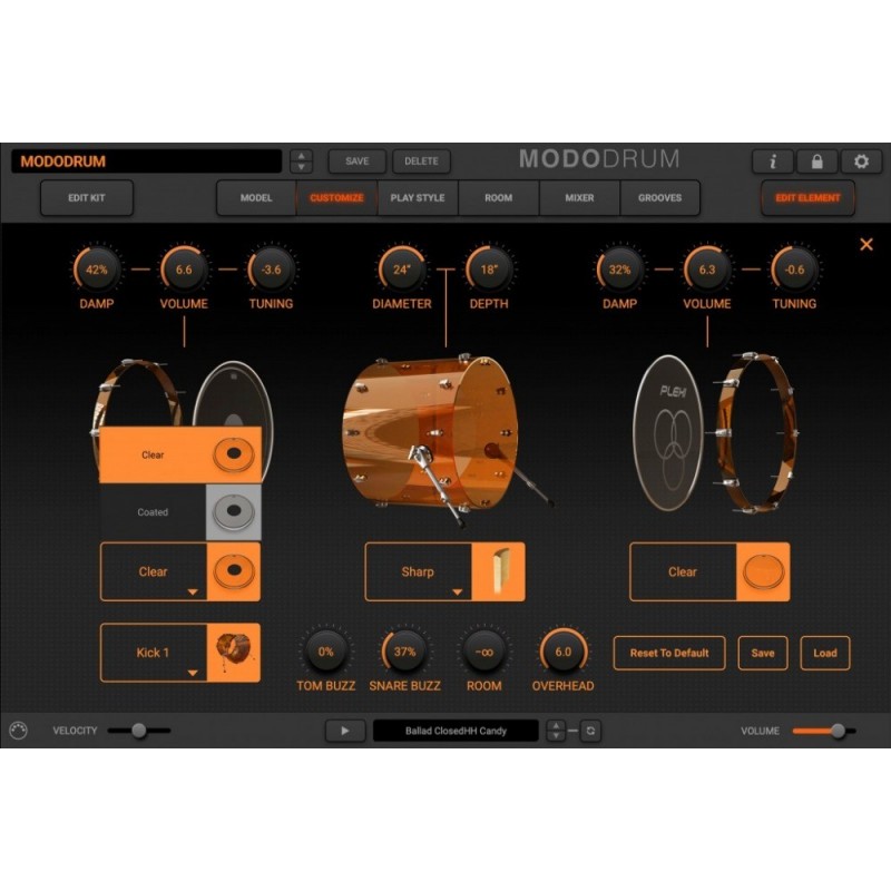 IK MULTIMEDIA MODO DRUM - Wtyczka VST perkusyjna