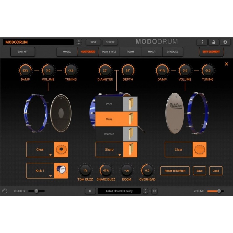 IK MULTIMEDIA MODO DRUM - Wtyczka VST perkusyjna