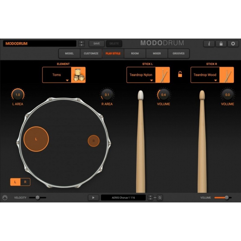 IK MULTIMEDIA MODO DRUM - Wtyczka VST perkusyjna