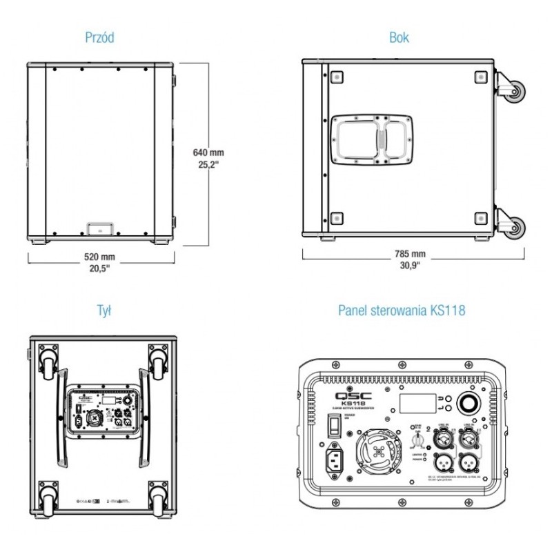 QSC KS118 - subwoofer aktywny