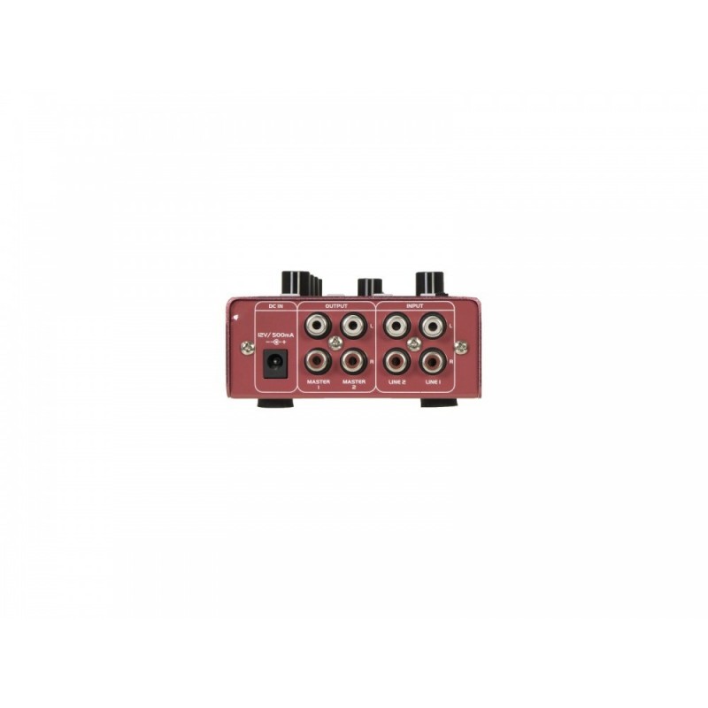 OMNITRONIC GNOME-202P Red - mikser Dj z Bluetooth