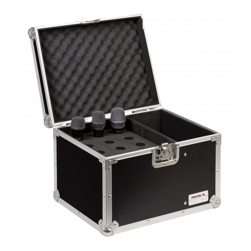 Proel SA32BLKM - case na 12 mikrofonów