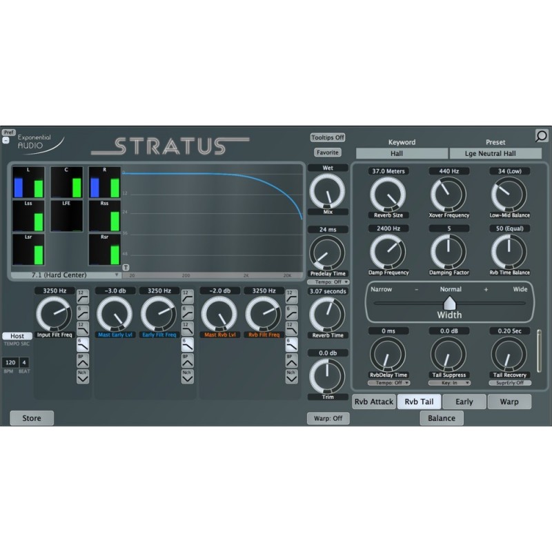 Exponential Audio Stratus 3D gui