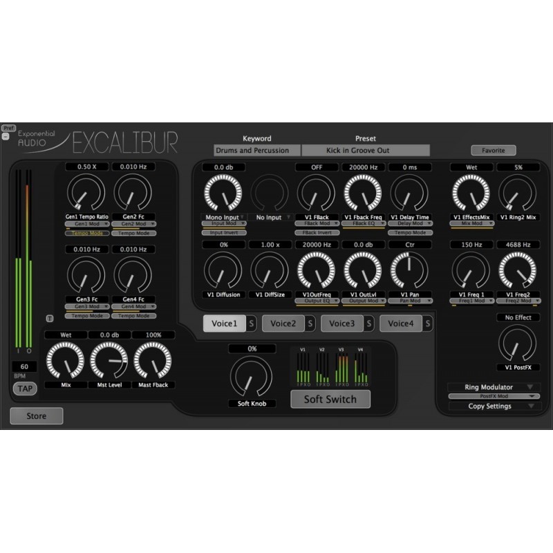 Exponential Audio Excalibur - Multiefekt VST