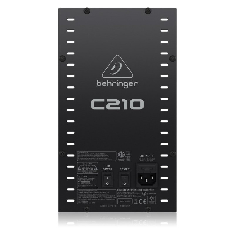 Behringer C210 - back panel