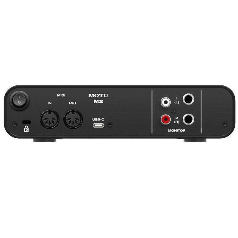 MOTU M2 - back
