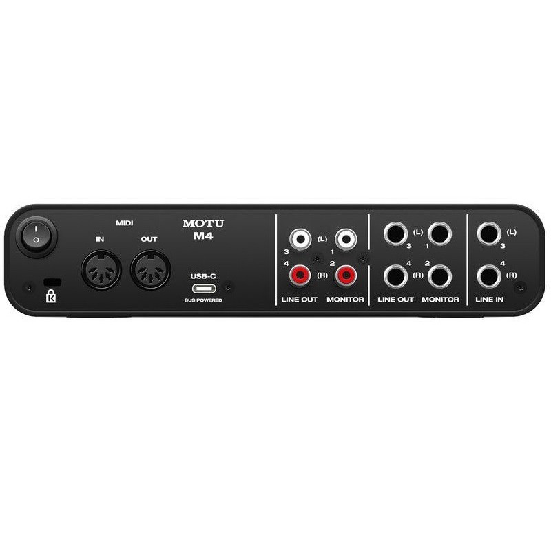 MOTU M4 - back