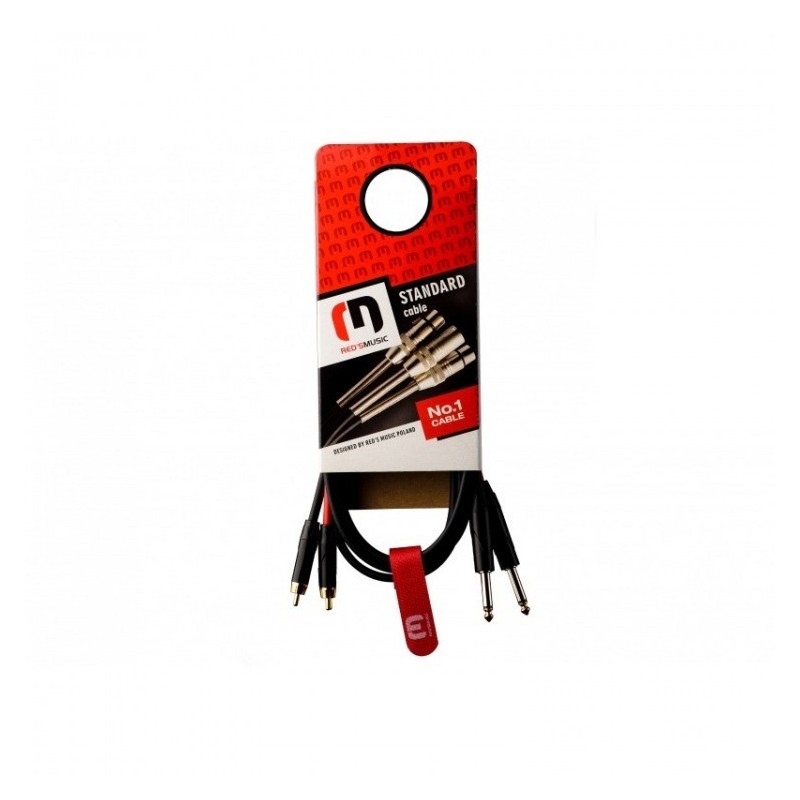 REDS AU1415 BX - Kabel 2 X Jack MONO - 2 X RCA 1,5 M