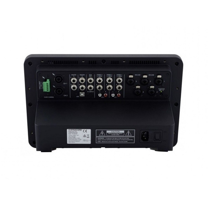 Dynacord Powermate 502 - widok z tyłu