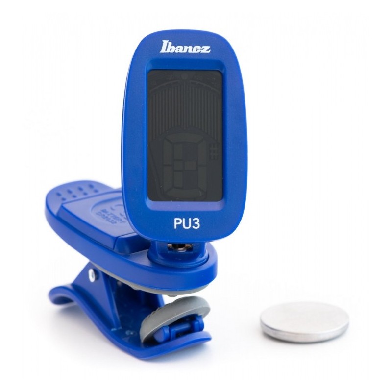 IBANEZ PU3-BL - tuner gitarowy niebieski