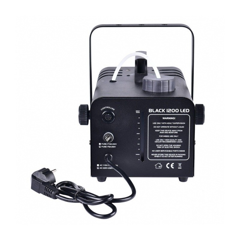 LIGHT4ME BLACK 1200 LED - wytwornica dymu, mgły