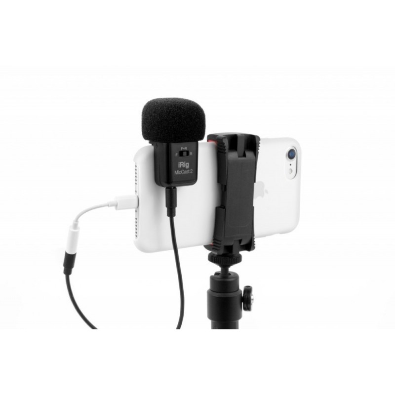IK Multimedia iRig Mic Cast HD with windscreen