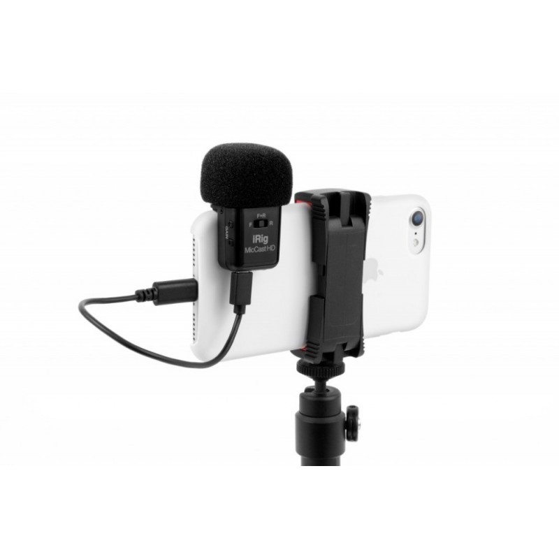 IK Multimedia iRig Mic Cast HD with windscreen