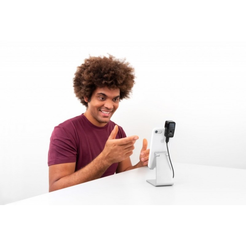 IK Multimedia iRig Mic Cast HD w trakcie pracy