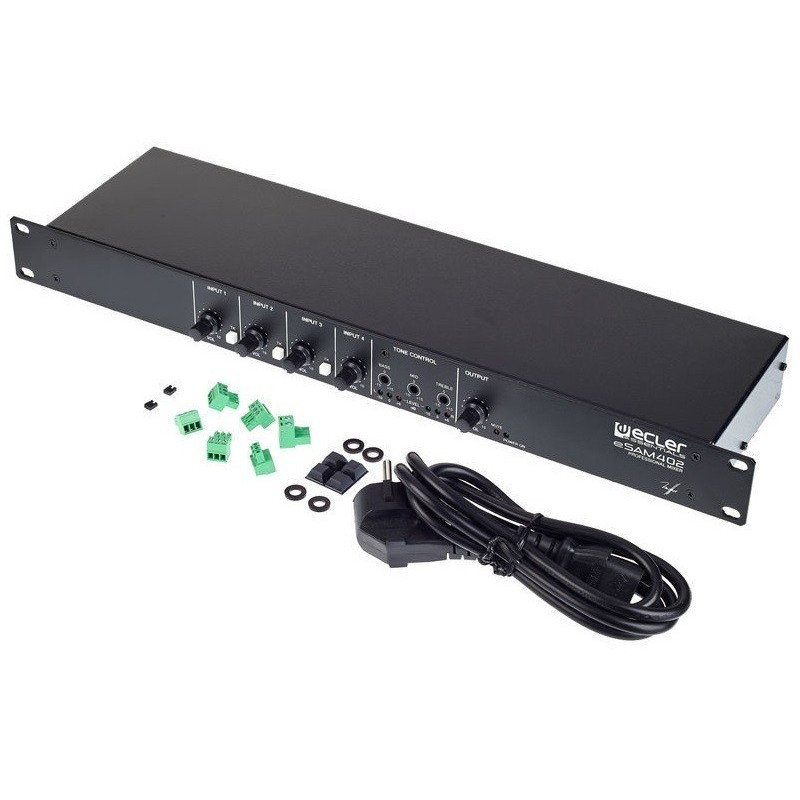 Ecler eSAM402 - mikser audio, rack