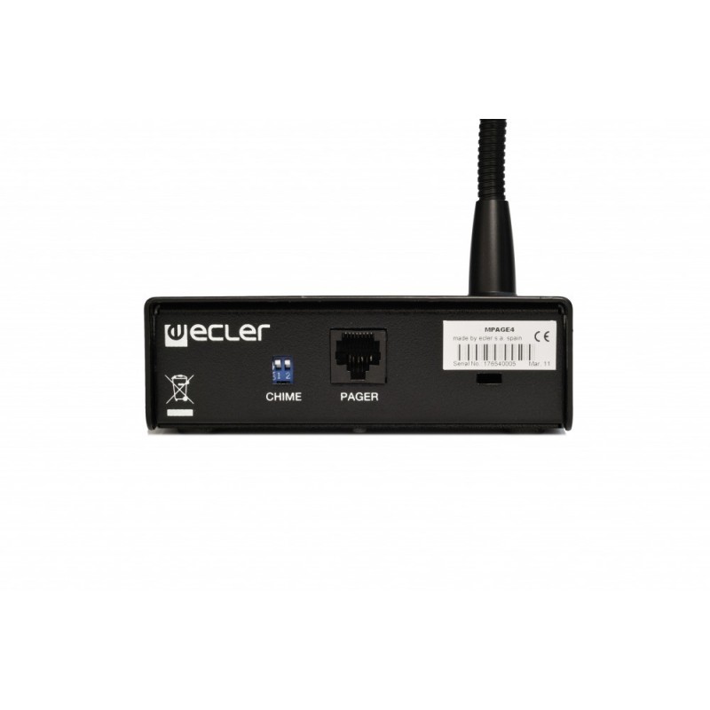 Ecler MPAGE 4 - mikrofon przywoławczy