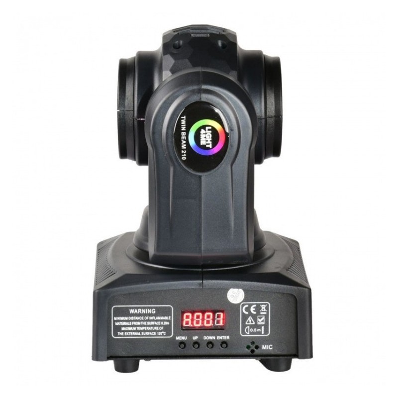 LIGHT4ME Twin Beam 210 - dwustronna mini głowa LED
