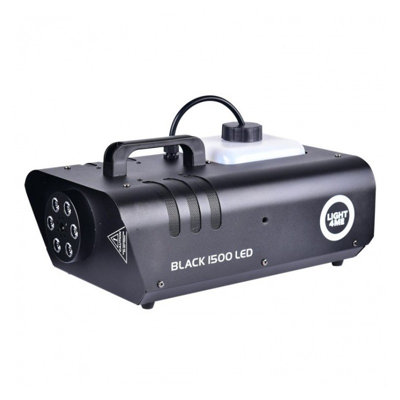 LIGHT4ME BLACK 1500 LED - wytwornica dymu, mgły