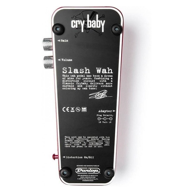 Dunlop SC95RD Slash CryBaby Classic Wah - pedał gitarowy