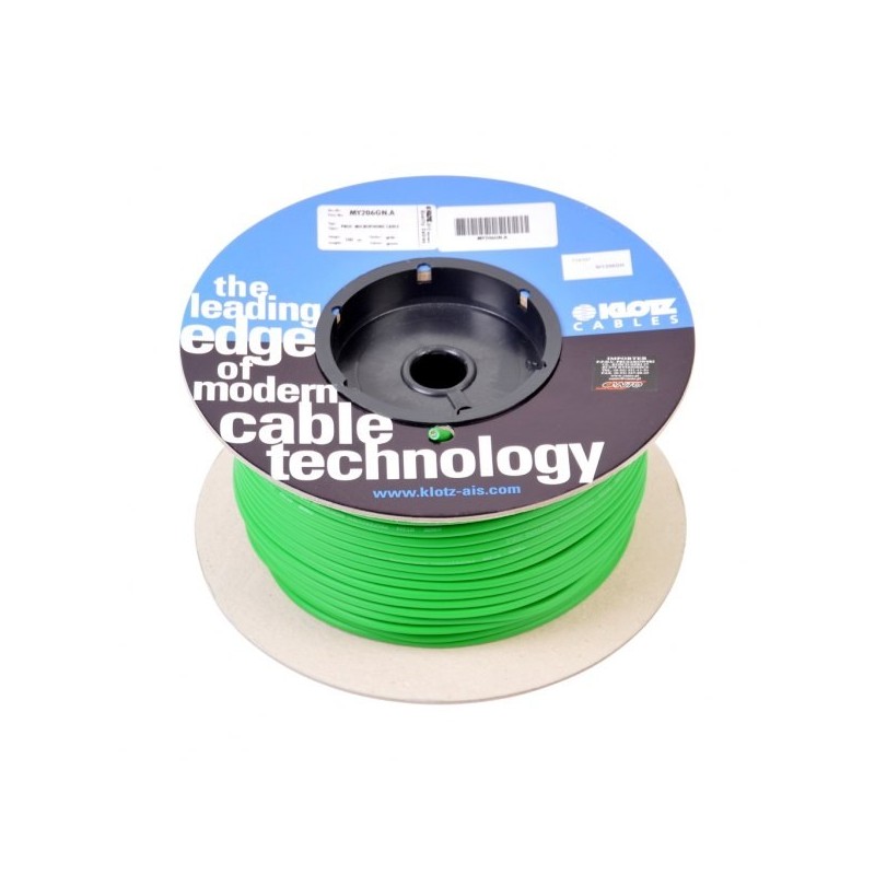 Klotz MY206 GN - kabel mikrofonowy, zielony
