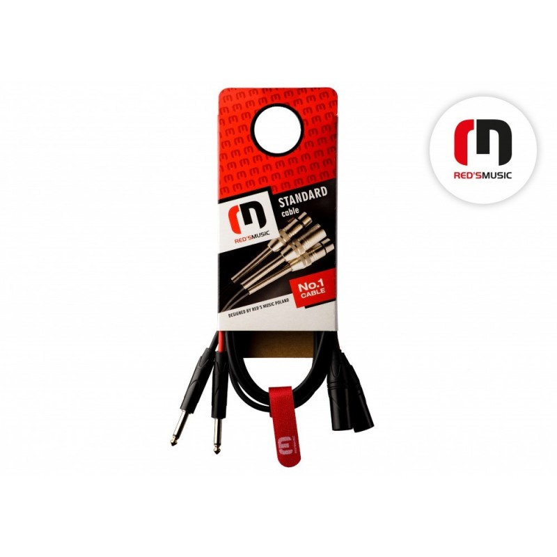 Reds AU5560 BX - kabel 2 x Jack - 2 x XLR M 6m