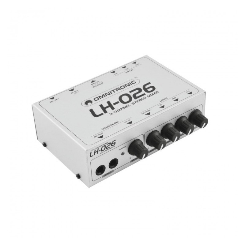Omnitronic LH-026 - mini mikser audio