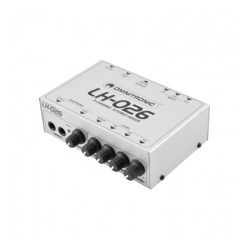 Omnitronic LH-026 - mini mikser audio